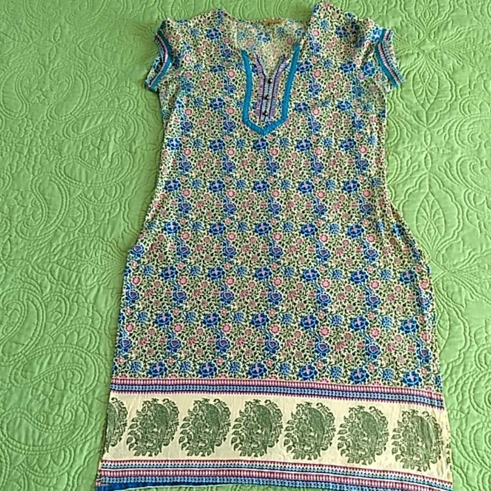 Peacockprint Indian Punjabi Pakistani kurta tunic